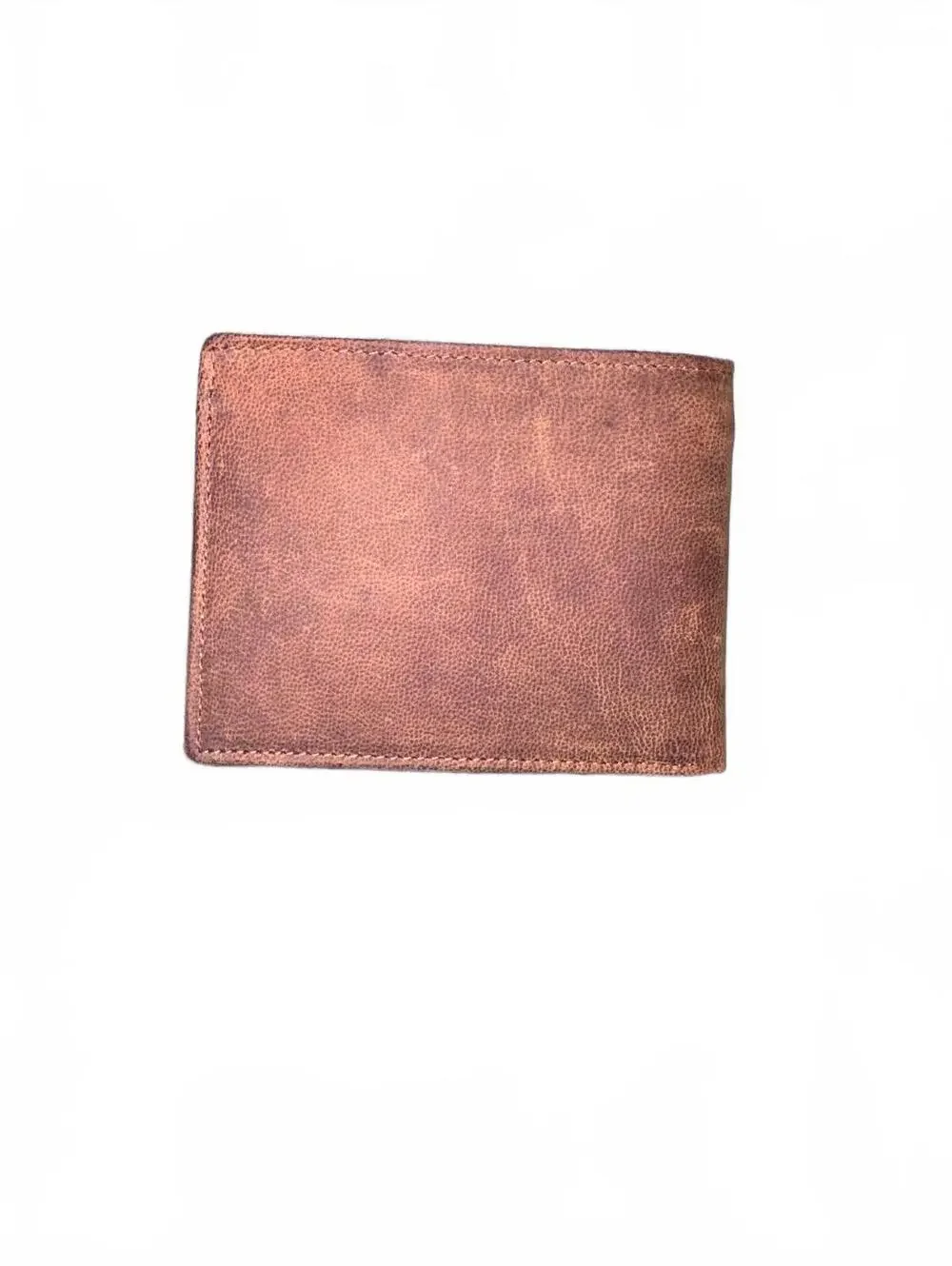 Brown Genuine Leather RFID Wallet with Multiple Card Slots